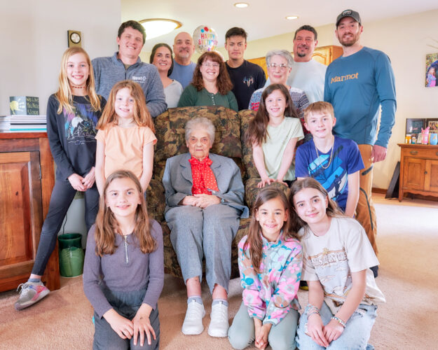 Gertrude celebrates  98th birthday